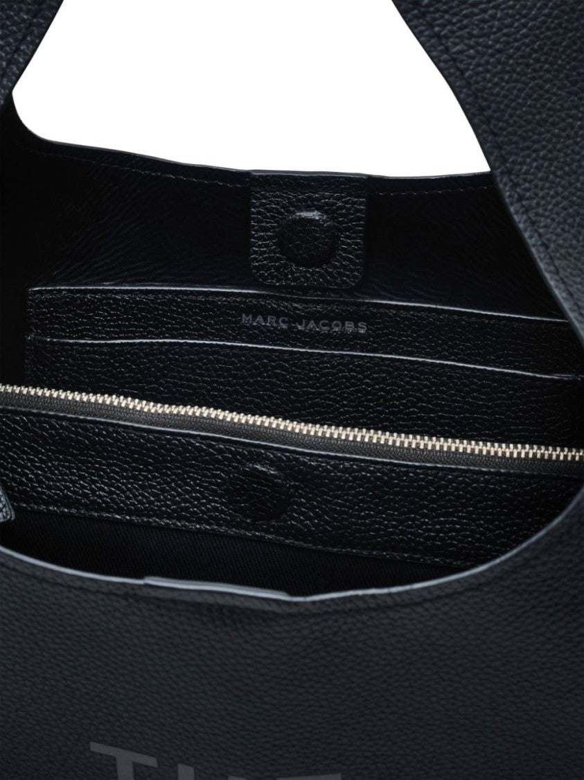 Marc Jacobs Soft Textured Leather Slouchy Bag With Rounded Handle