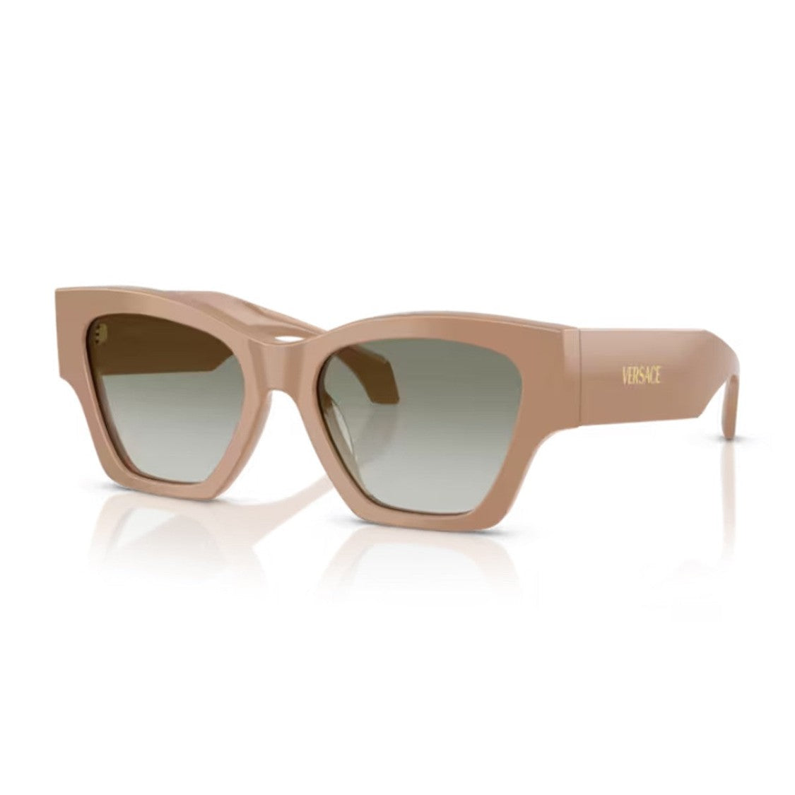 Versace Brown Signature 0Ve4492u Acetate Square Sunglasses