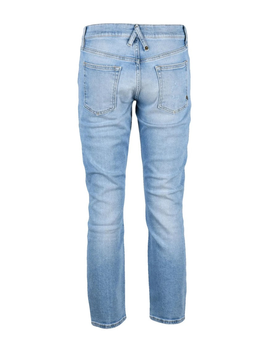 Cycle Body Slim High-Rise Jeans In Light Blue Wash