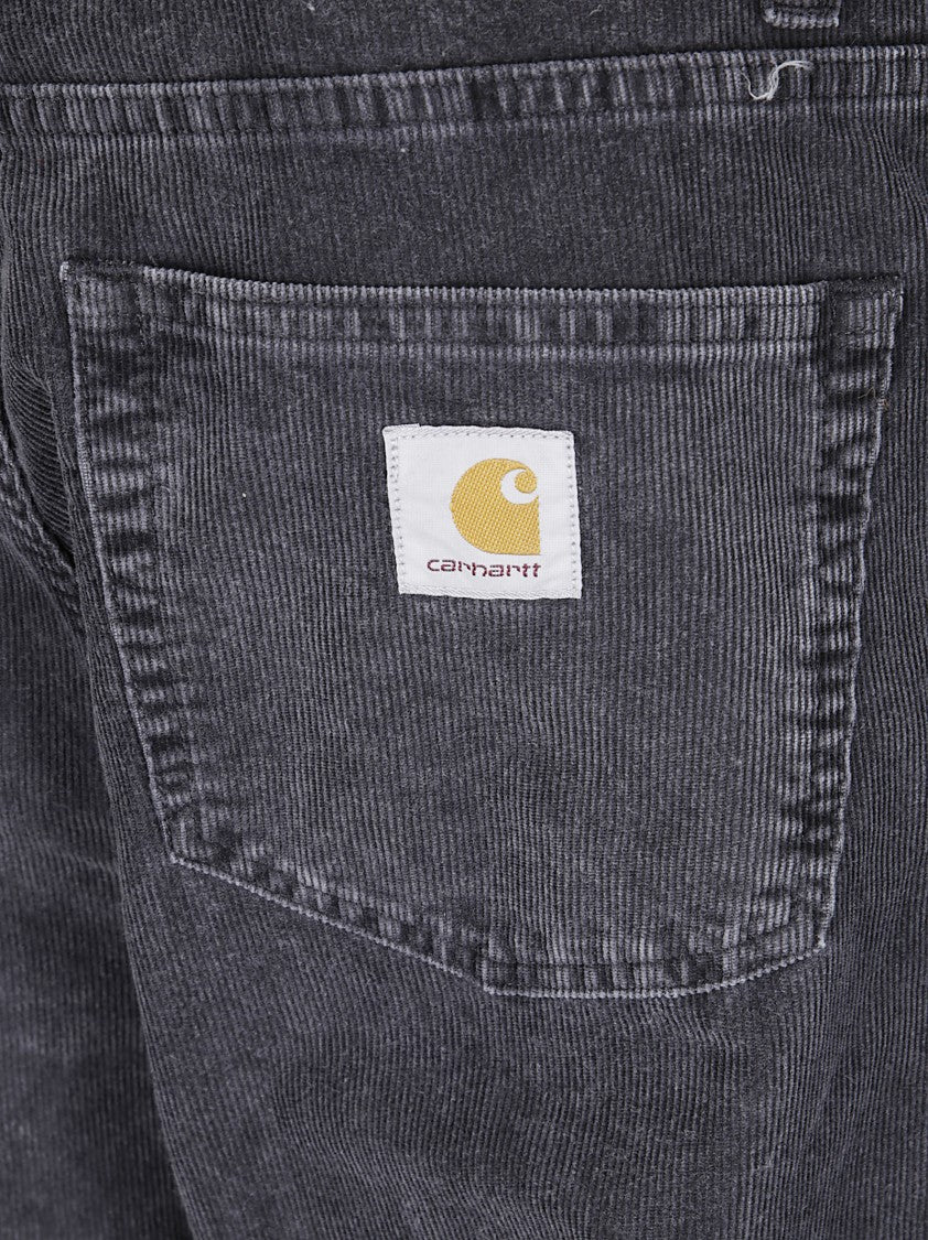 Carhartt Wip Aaron Pant With Classic Corduroy Texture And Structured Silhouette