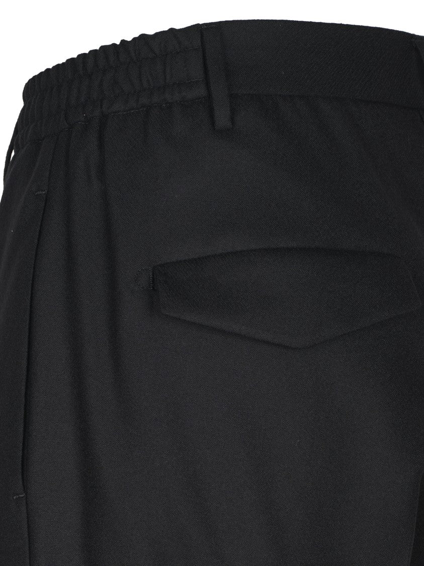 Tagliatore Tailored Black Trousers With Refined Silhouette