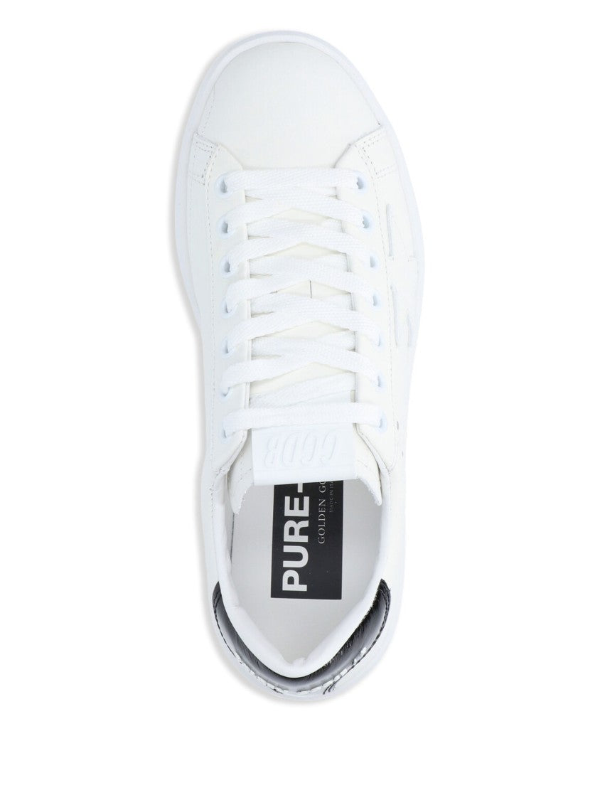 Golden Goose Pure Star White Smooth Leather Sneakers