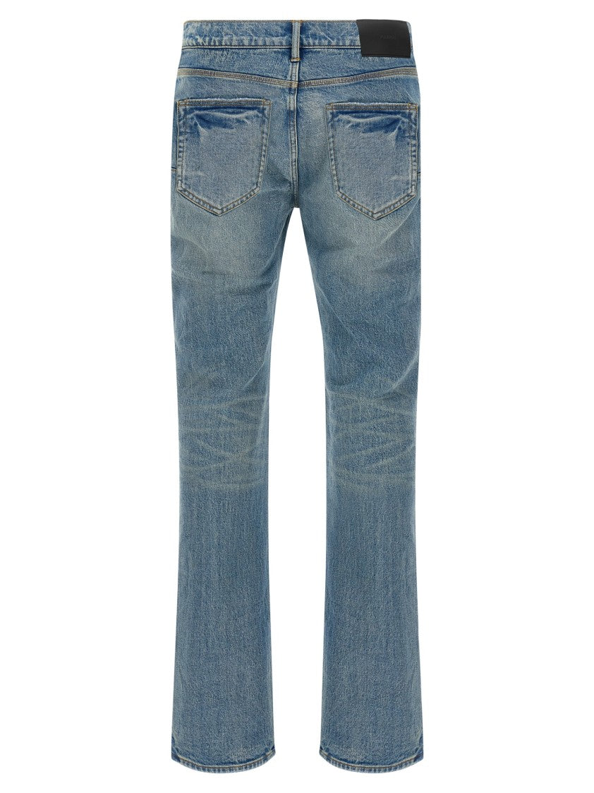 Purple P004 Flare' Jeans