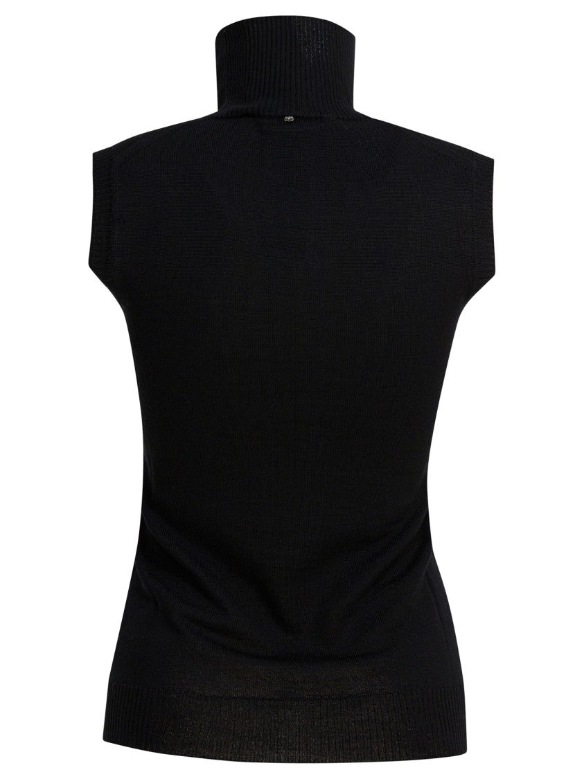 Max Mara Mock Neck Sleeveless
