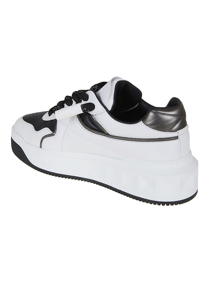 Valentino Garavani Low-Top Nappa Leather Sneakers With Maxi Stud Detail