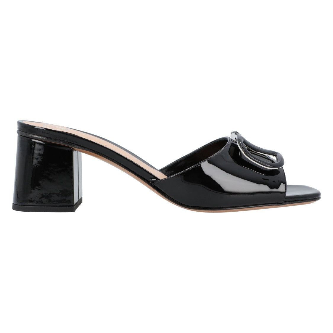 Valentino Vlogo Signature Sandals Black