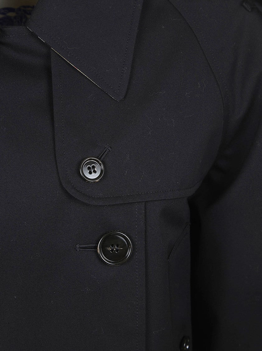 Burberry Cropped Double-Breasted Jacket