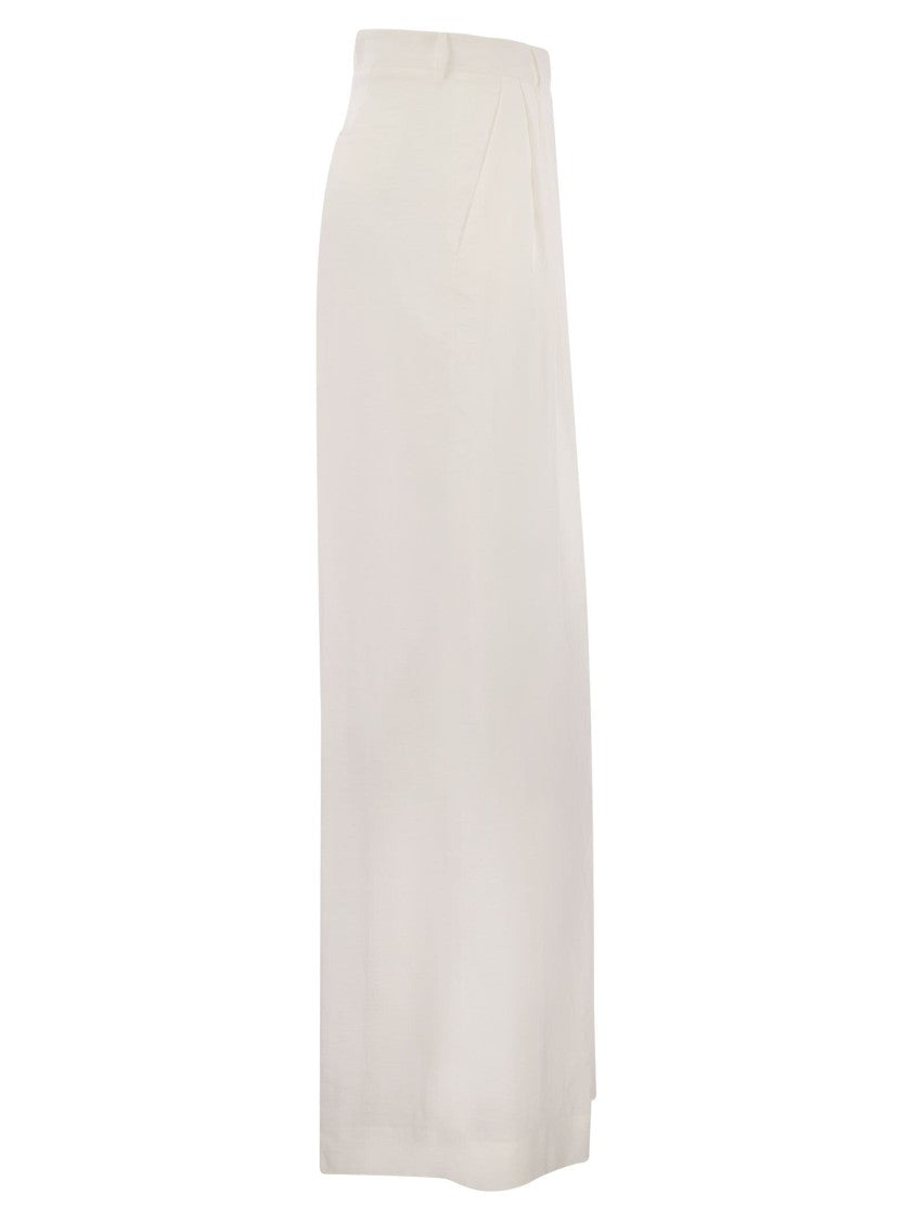 Antonelli Tulipano - Linen Wide Trousers