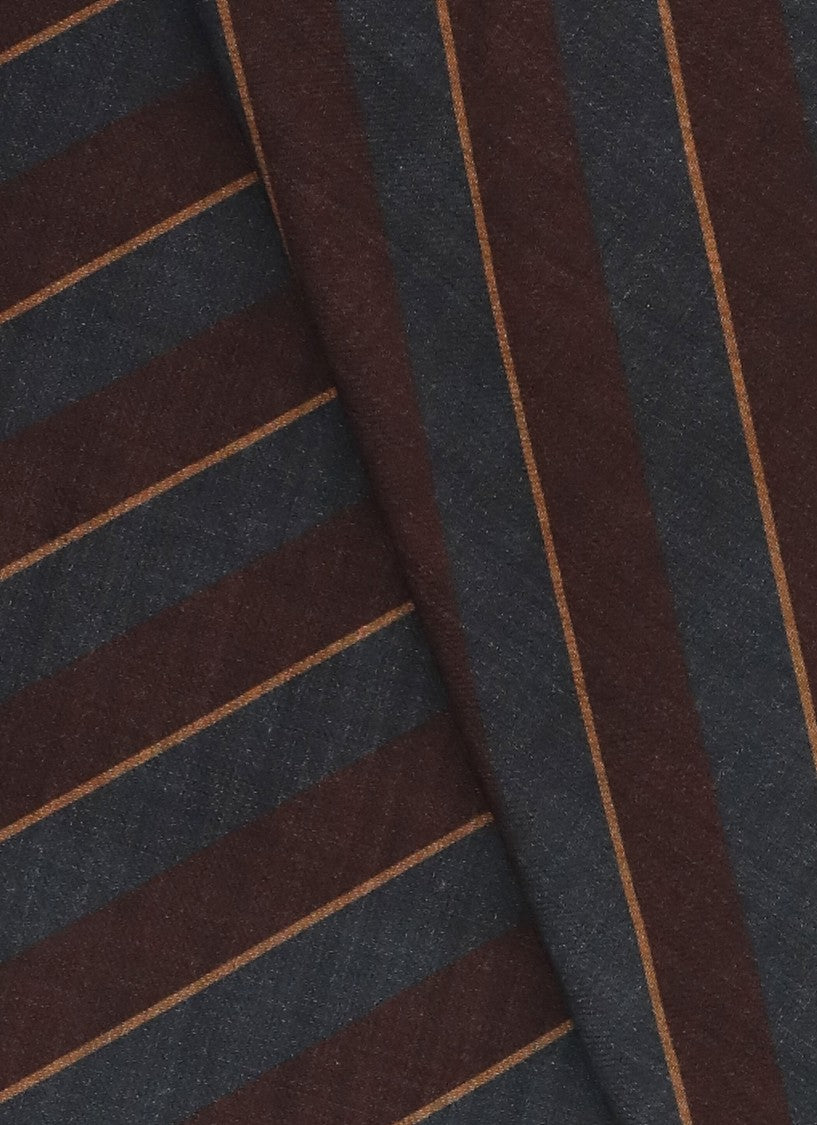 Altea Bordeaux Wool Geometric Scarf