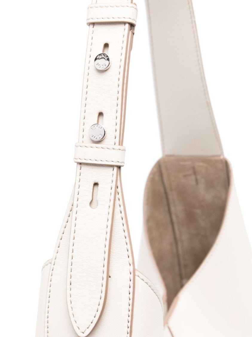 Tod's Crescent-Shaped White Bag