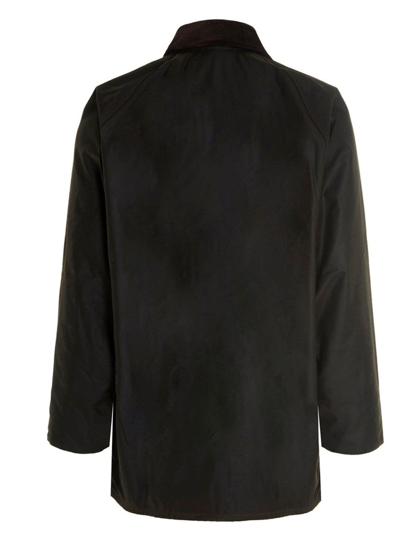 Barbour Matte Finish Barbour Jacket With Structured Silhouette