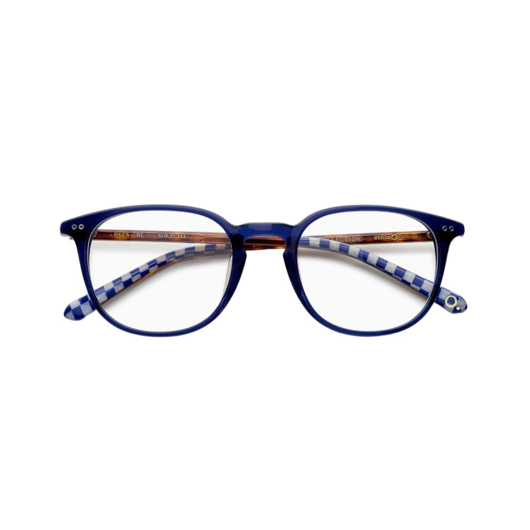 Etnia Barcelona Pals Rounded Square Acetate Eyeglasses With Tortoiseshell Temples