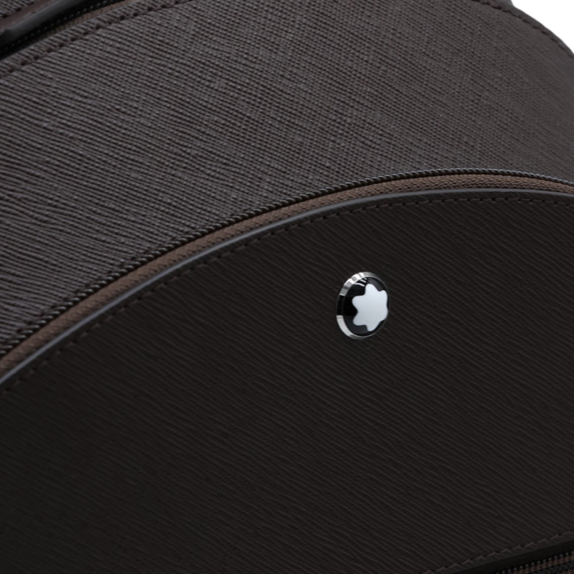 Montblanc Structured Backpack With Zippered Front Pocket