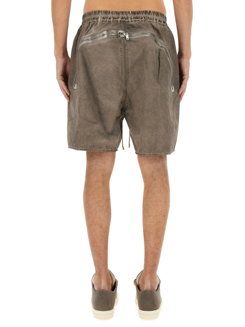 Drkshdw By Rick Owens Zippered Bermuda Shorts
