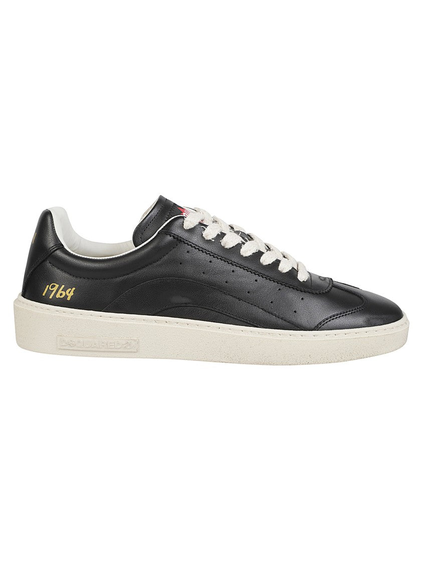 Dsquared2 Riders Lace-Up Calf Leather Sneakers