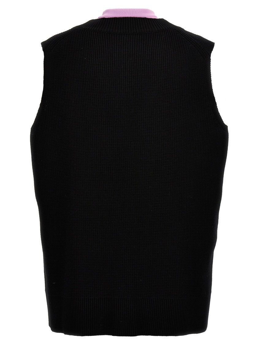 Jil Sander Wool Blend Knit Vest