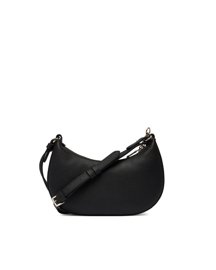 Patrizia Pepe Black Crescent Bag