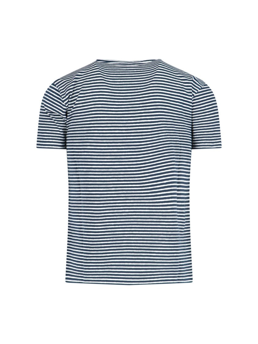 Valentino Chez' Striped T-Shirt – Blue