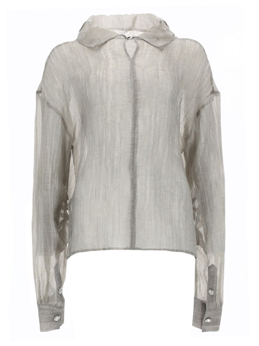 The Garment Delphia Semi-Sheer Relaxed Blouse