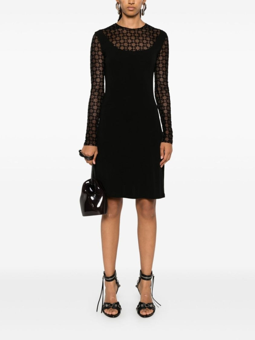 Givenchy Mid-Length Black Crepe Dress