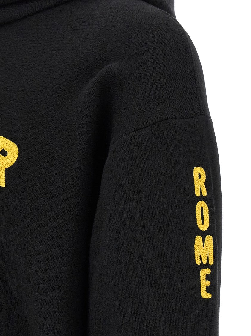 Valentino Garavani Brushed Cotton Hoodie With All-Over Embroidery