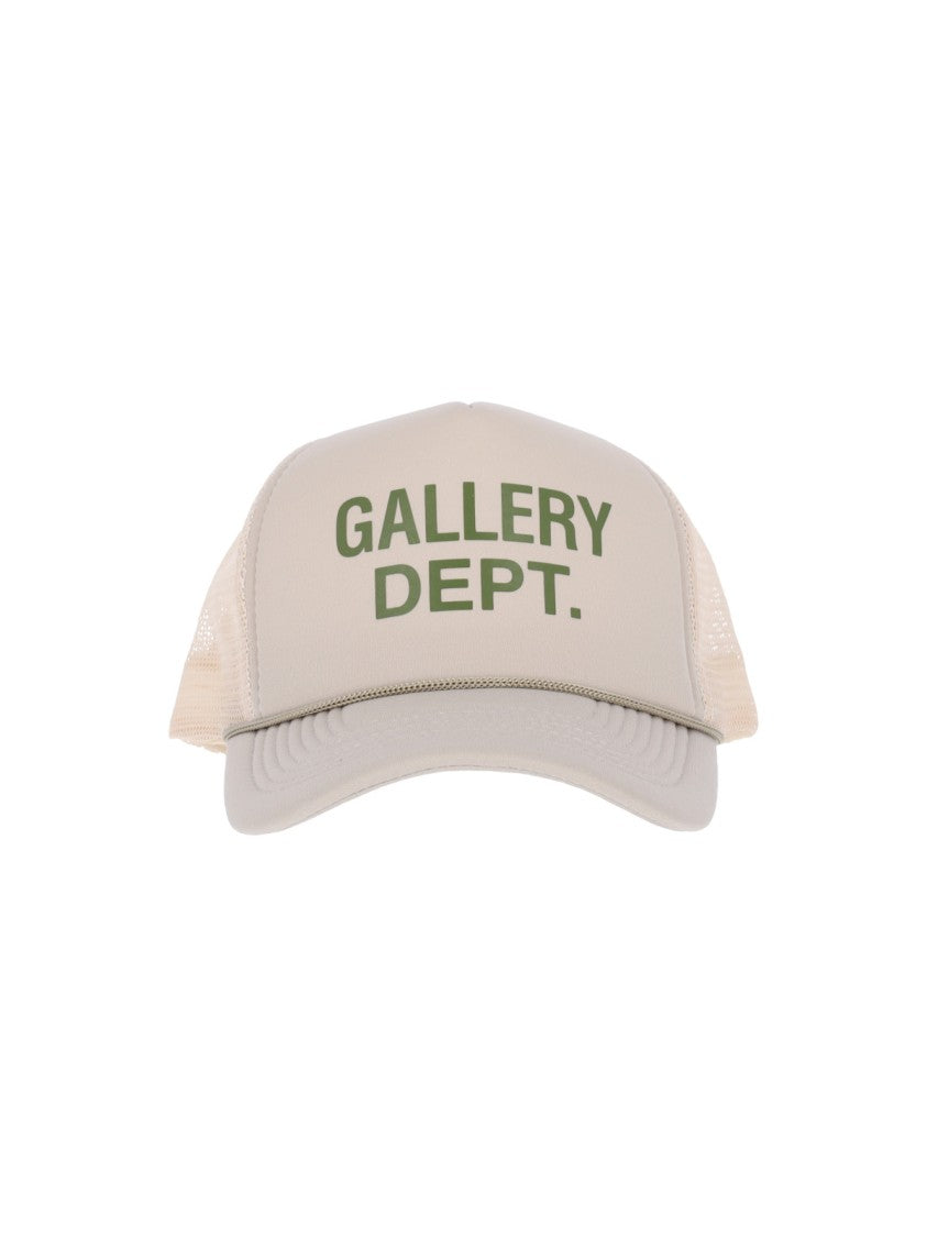Gallery Dept. Grey Curved Visor Logo Baseball Cap