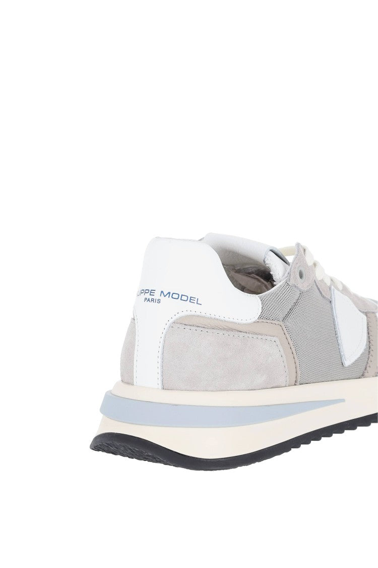 Philippe Model Grey Tropez 2.1 Mesh Suede Sneakers