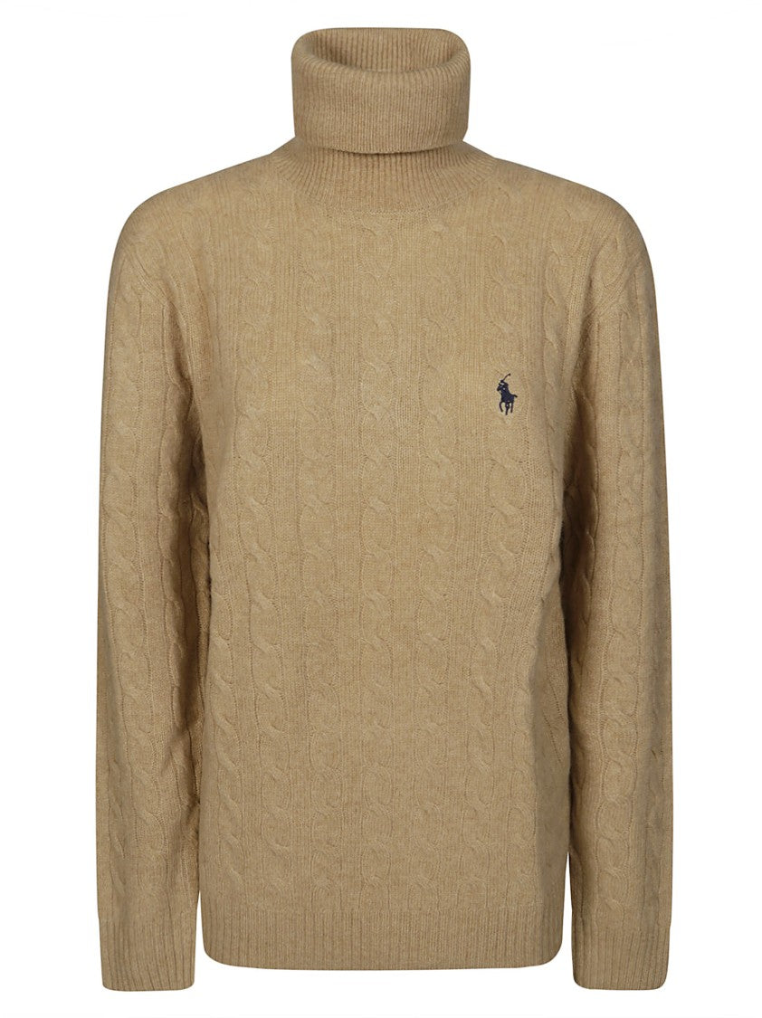Polo Ralph Lauren Textured Cable Knit Turtleneck Sweater