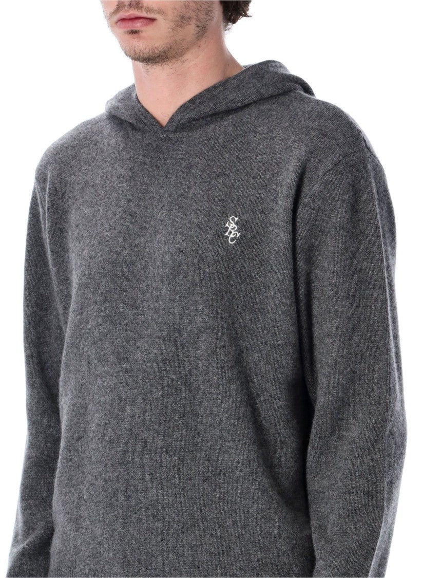 Sporty And Rich Src Cashmere Regualr Fit Hoodie