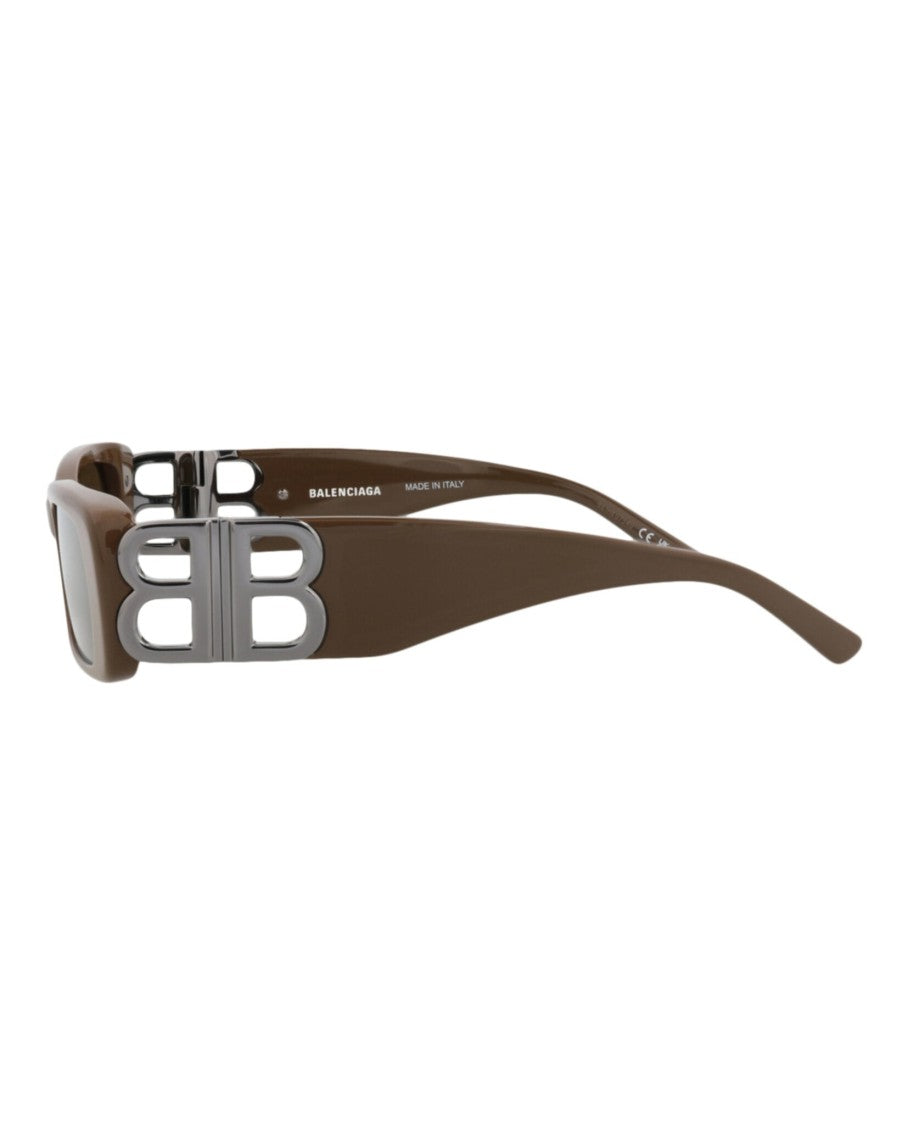Balenciaga Square-Frame Recycled Acetate Sunglasses With Metal Accents