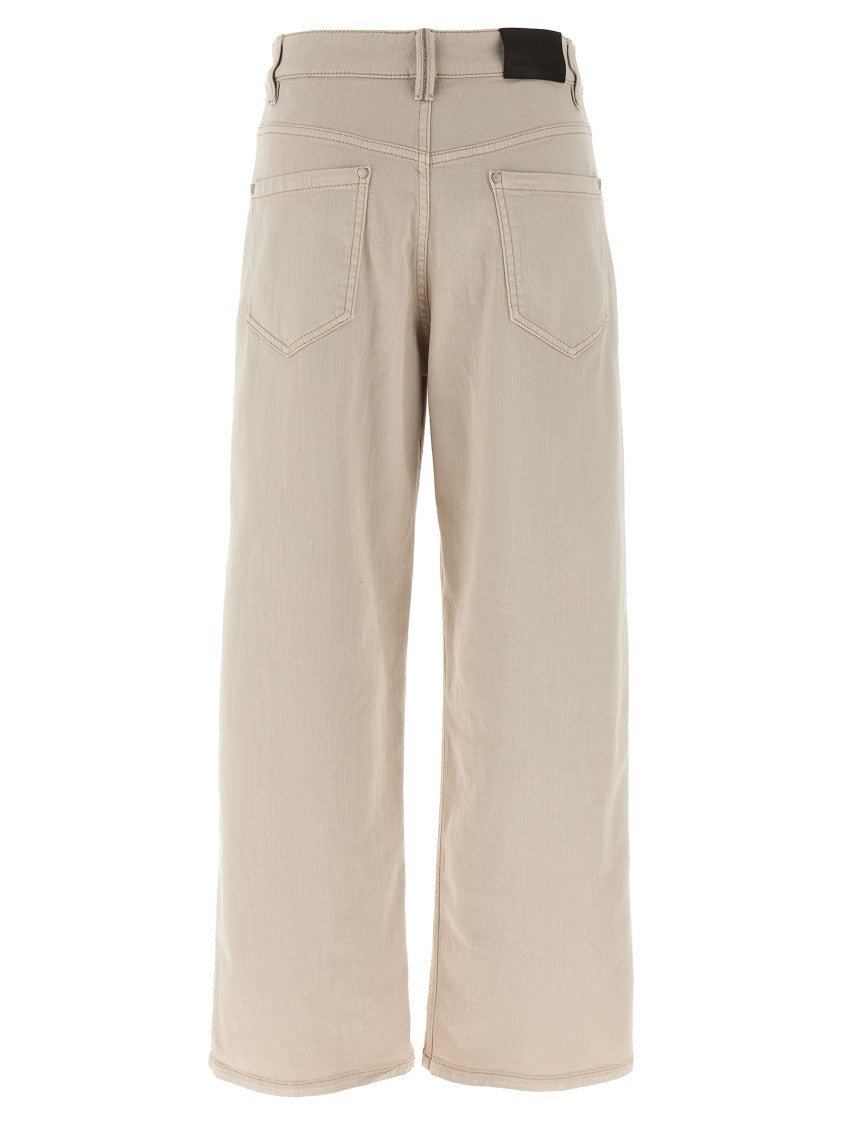 Brunello Cucinelli Loose Barrel' Jeans
