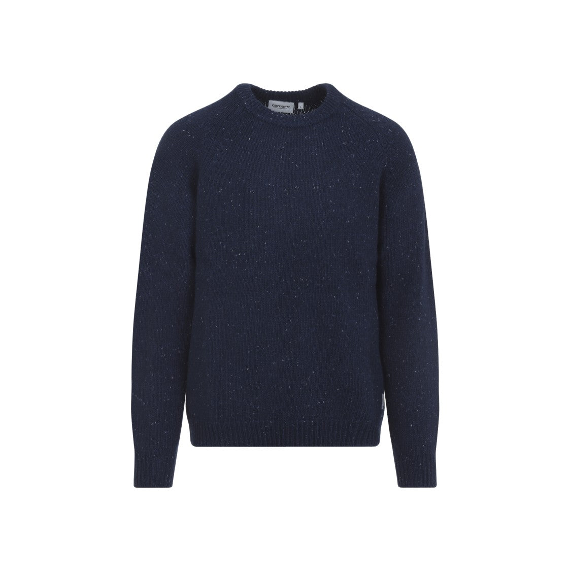 Carhartt Wip Speckled Jupiter Blue Lambswool Blend Sweater