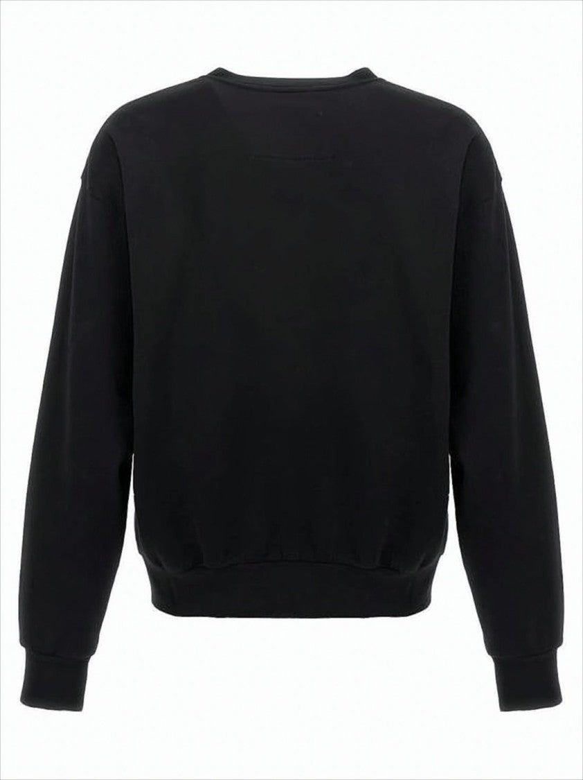 Givenchy Relaxed Fit Long Sleeve Black Sweatshirt With Tonal Embroidery