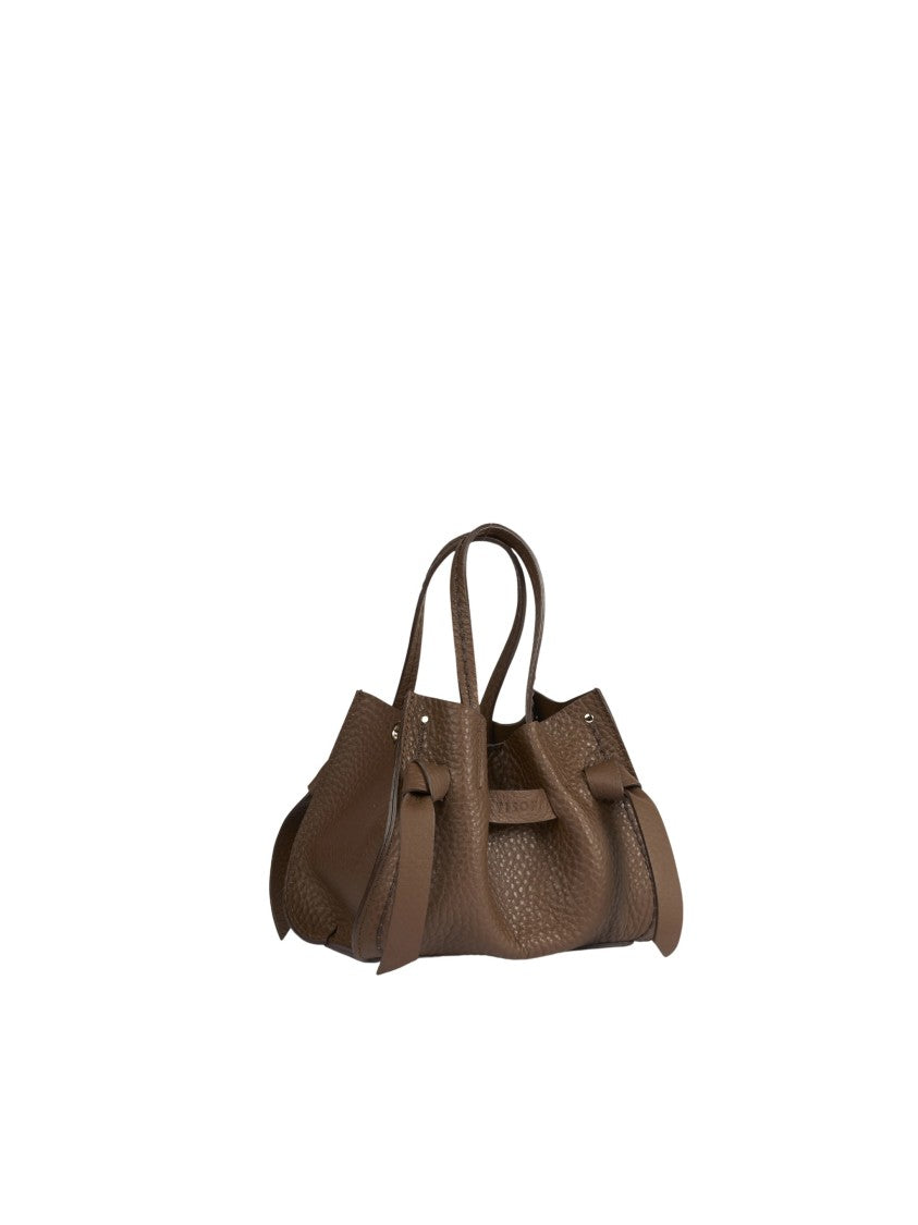Visona` Queen Structured Textured Handbag