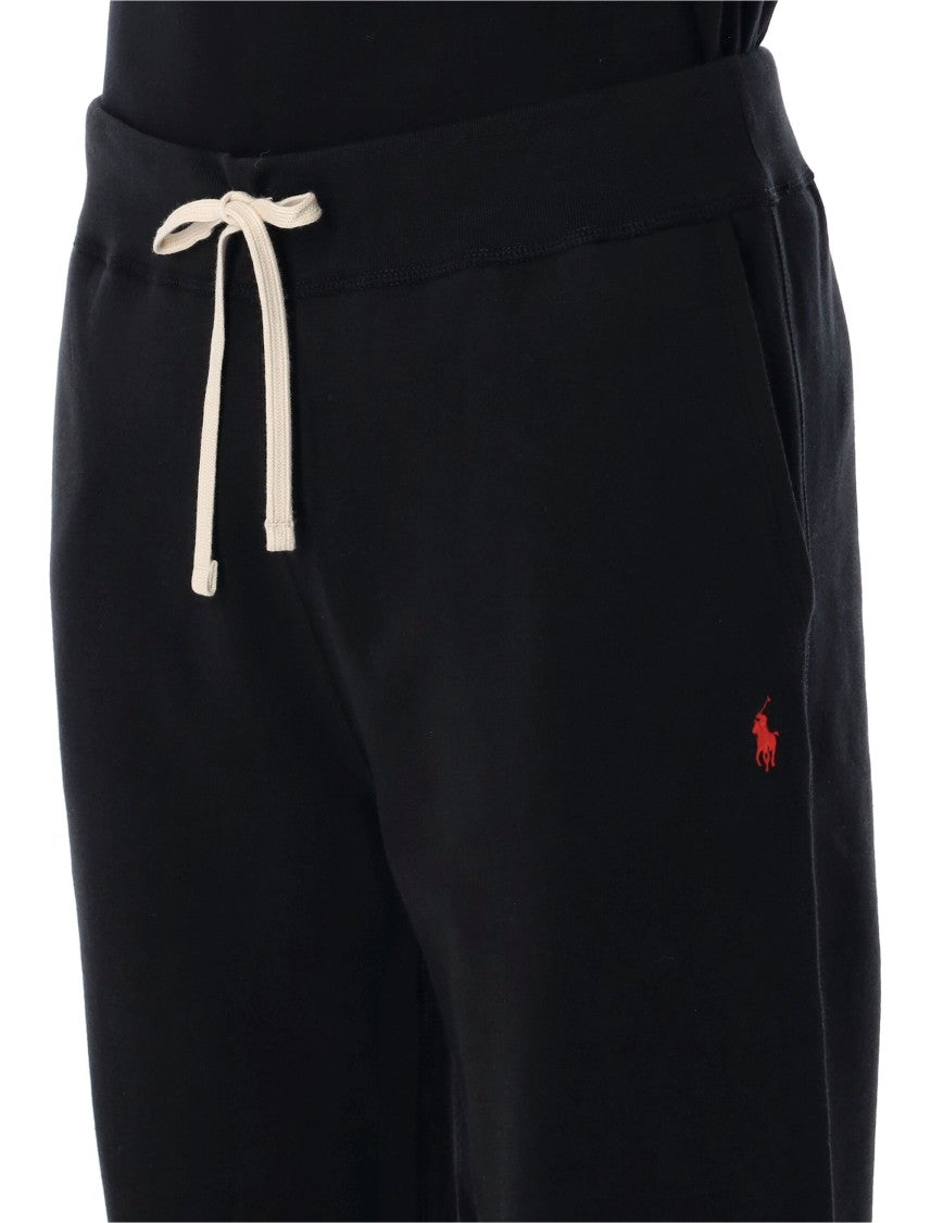 Polo Ralph Lauren Casual Black Joggers With Adjustable Waistband