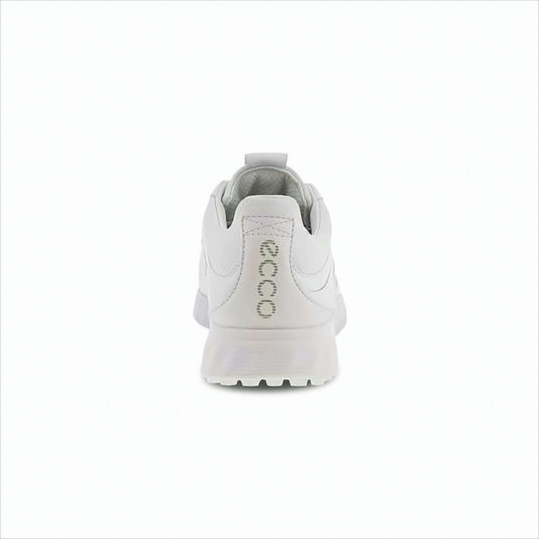 Ecco White Low-Profile Sneakers With Gradient Sole