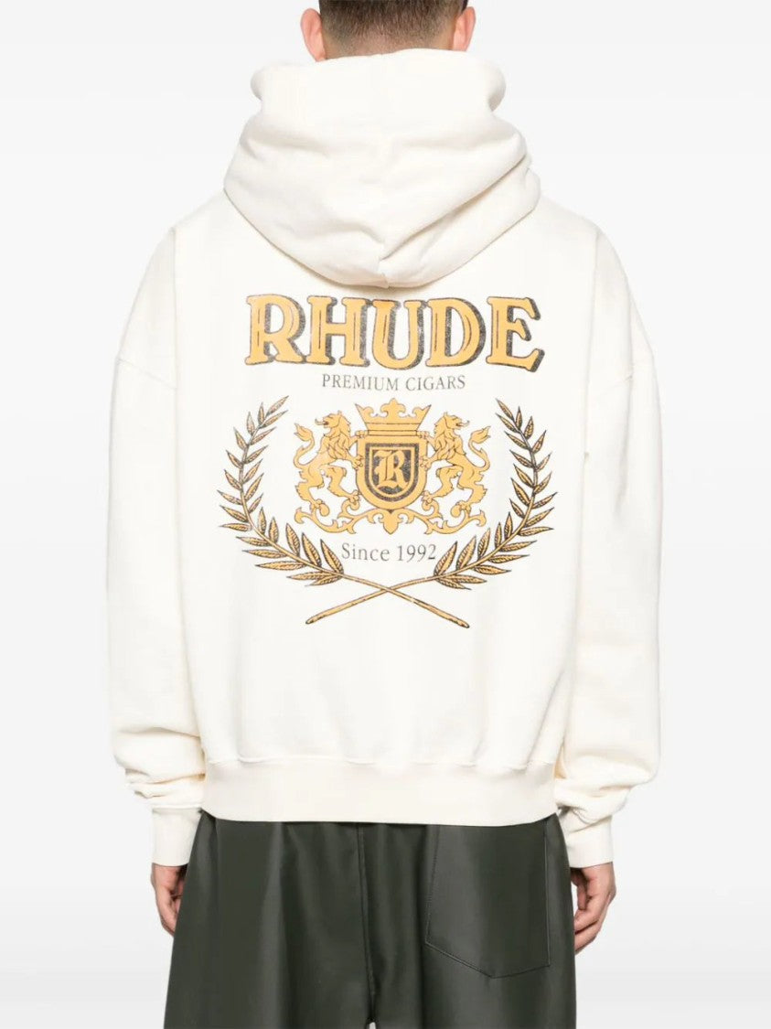 Rhude Cresta Cigar Cotton Hoodie