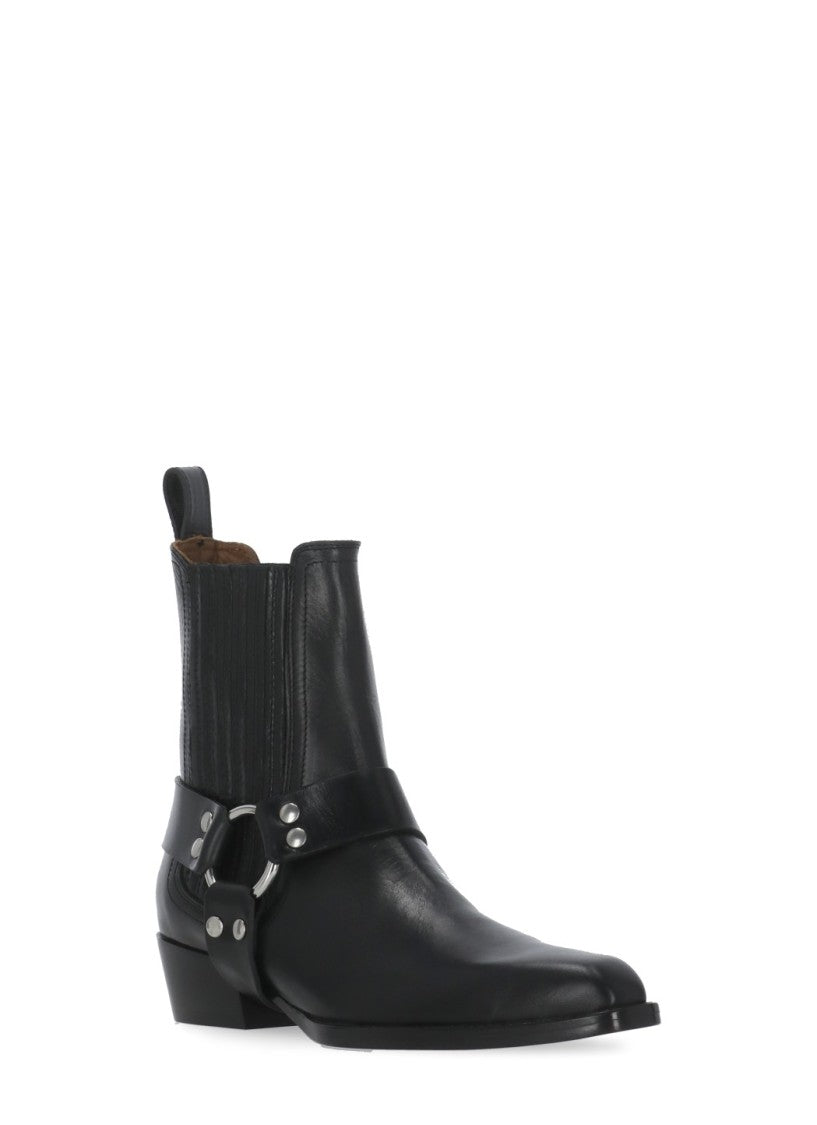 Paris Texas Helena Cowboy Ankle Boots
