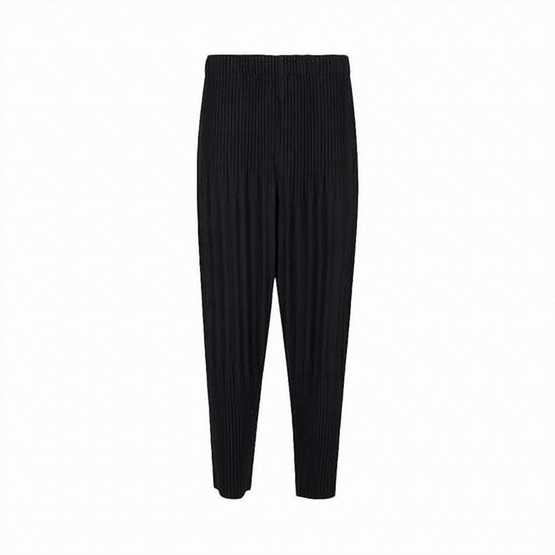 Homme Plissé Issey Miyake Pleated Tapered Pants With Cropped Length