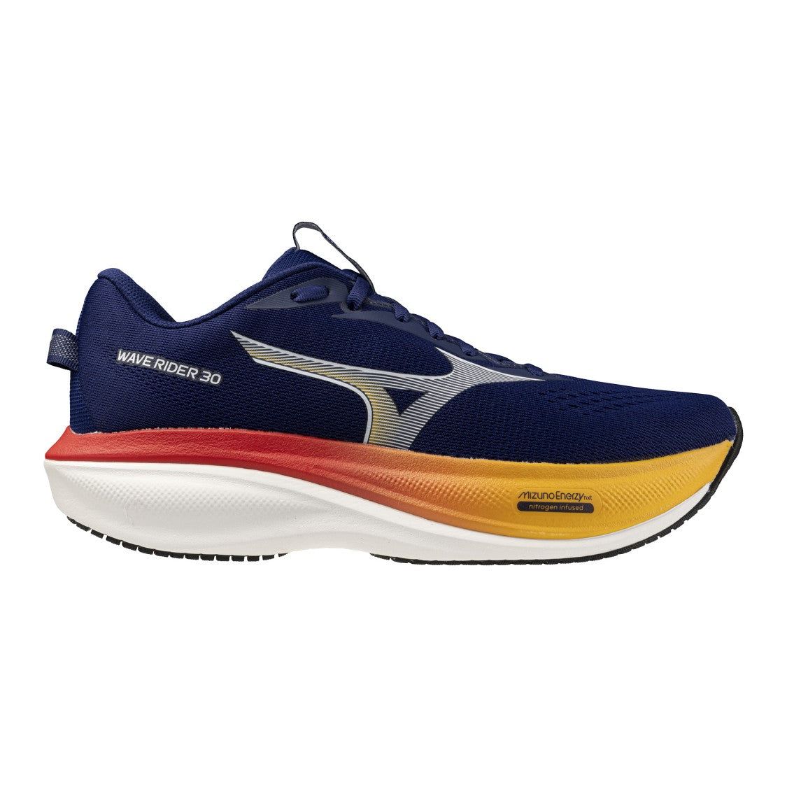Mizuno Navy Blue Wave Rider 30 Running Shoes