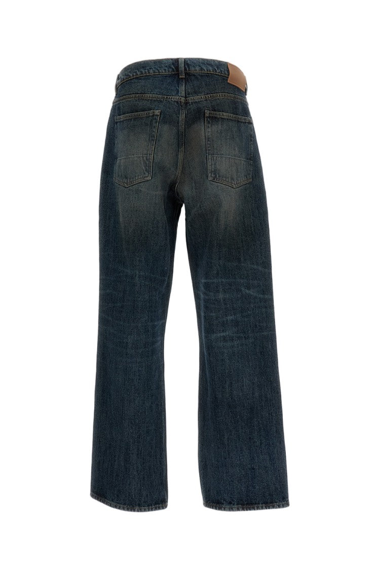 Our Legacy Blue Straight-Leg Jeans
