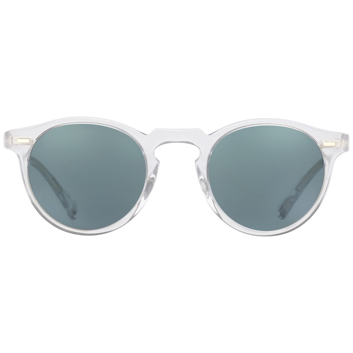 Oliver Peoples 0Ov5217s Transparent Acetate Round Sunglasses With Dark Lenses