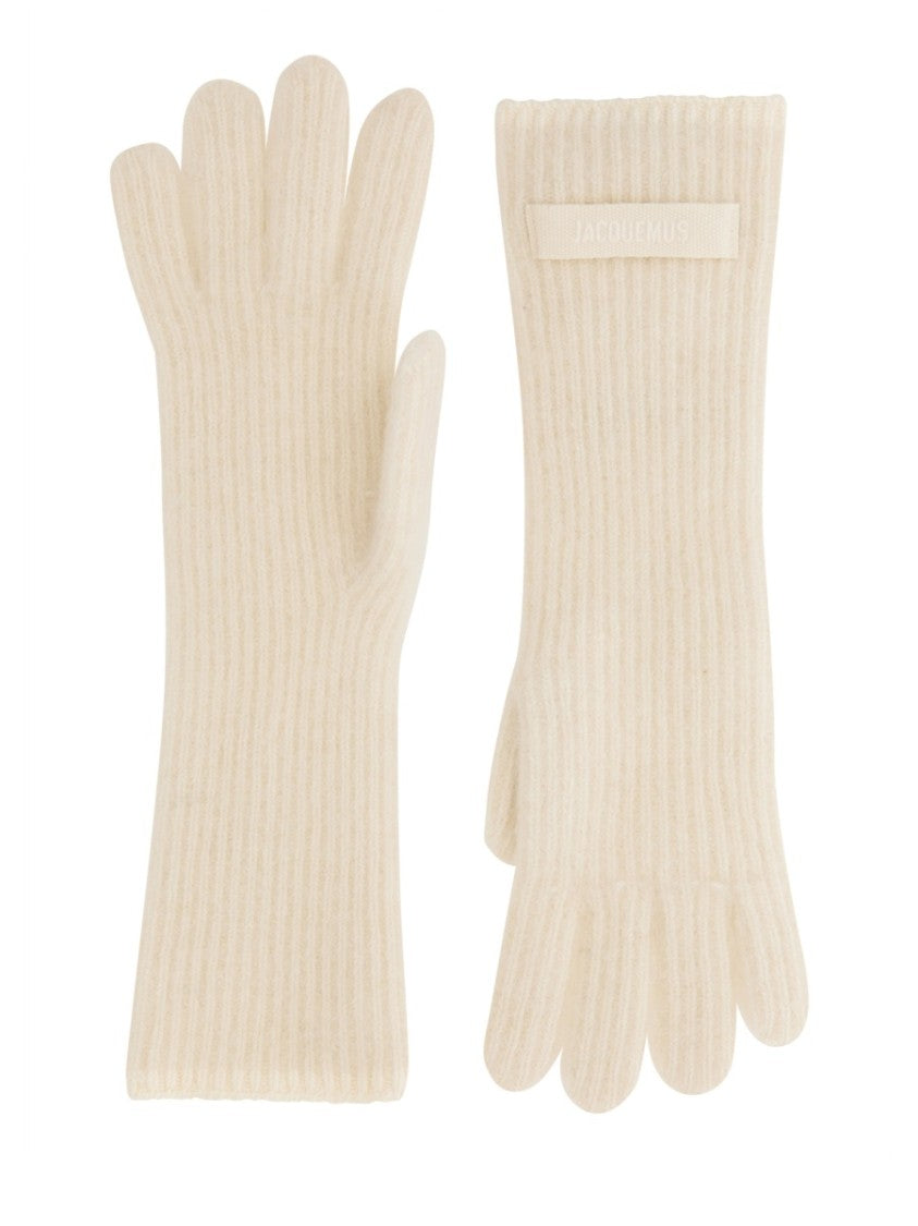 Jacquemus Grosgrain Logo Gloves