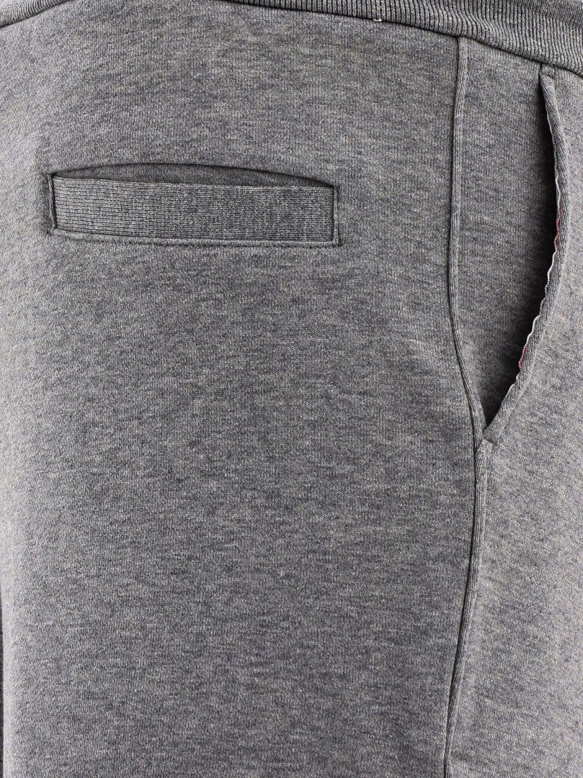 Thom Browne Relaxed Fit Grey Trousers