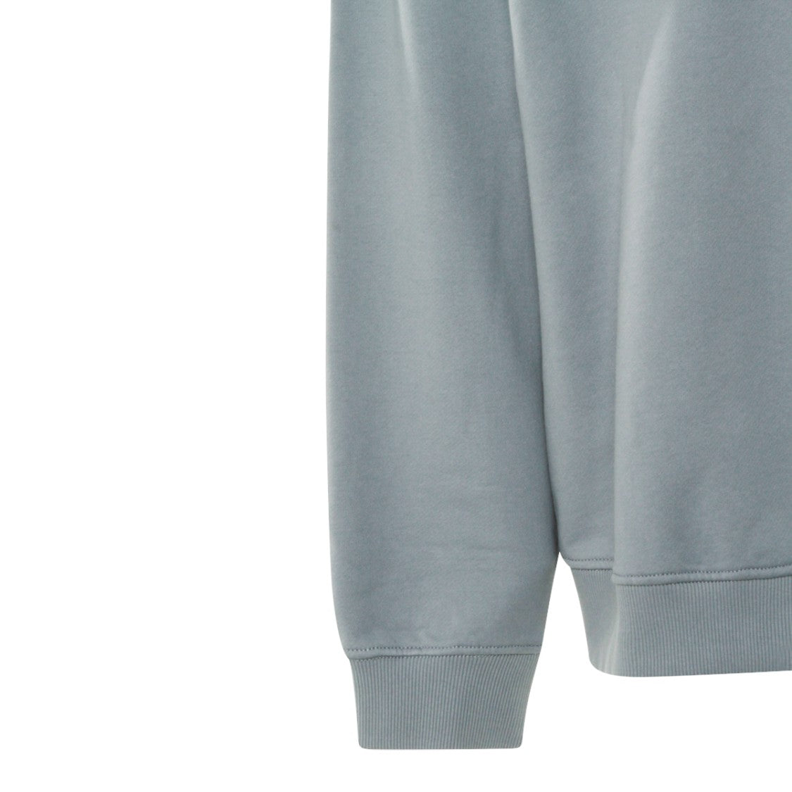 Diesel Powder Blue Cotton Sweatshirt With Bold Graphic Design
