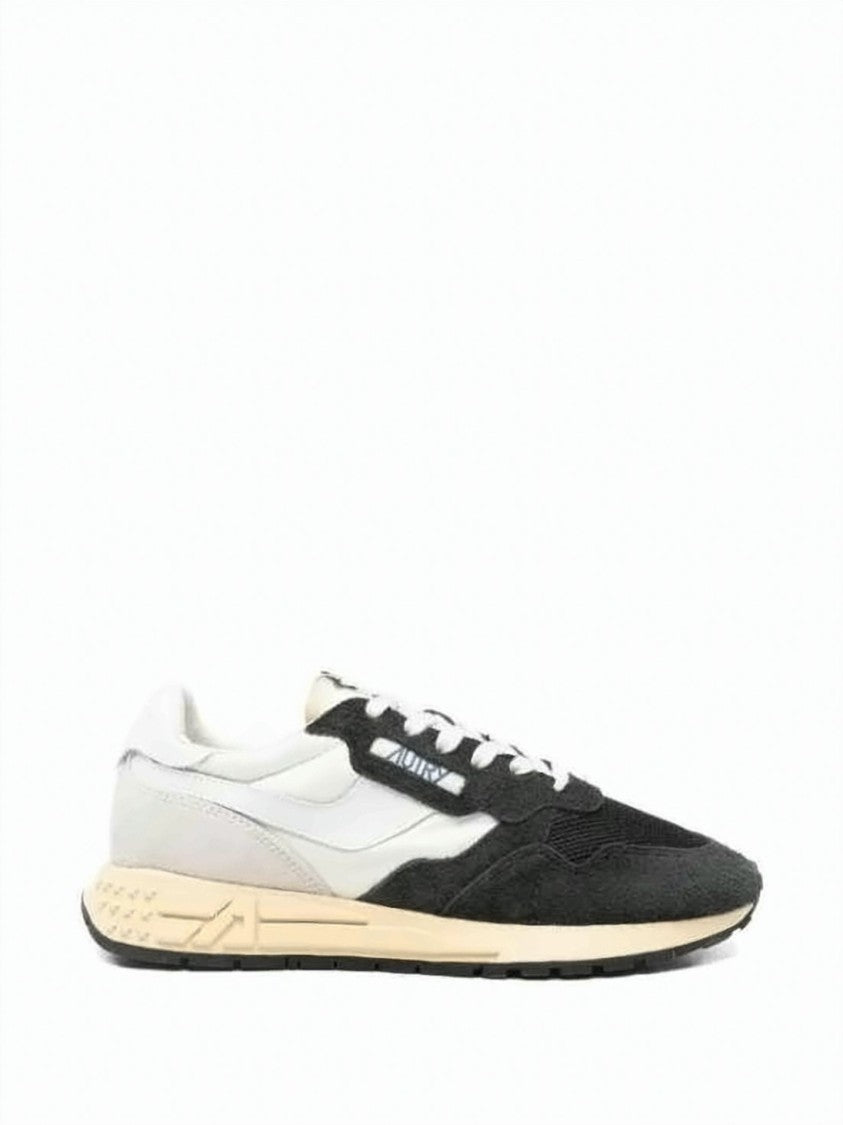 Autry Layered Suede And Nylon Sneakers