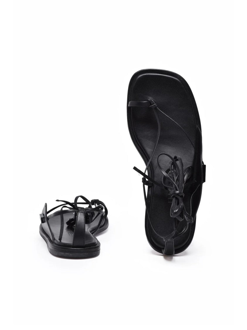Ferragamo Agena Flip-Flop Sandals - Black