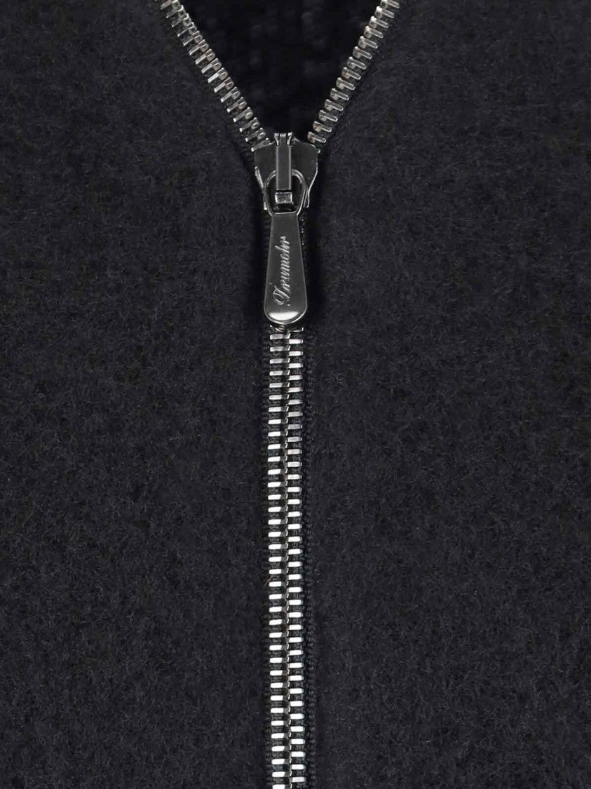 Drumohr Classic Black Sweater With Round Neckline