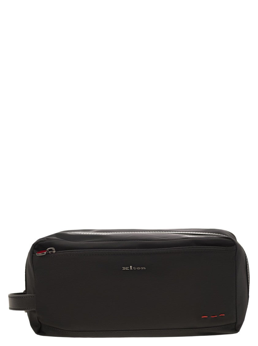 Kiton Beauty Case In Nylon