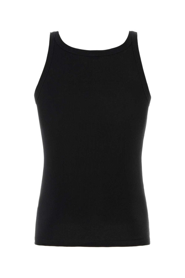 Dolce & Gabbana Black Cotton Marcello Tank Top